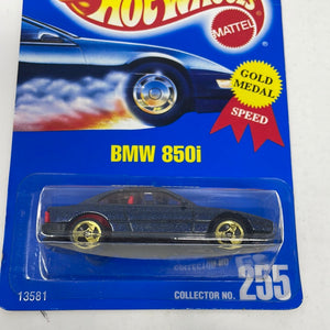 1991 Hot Wheels Diecast #255 BMW 850i 1:64