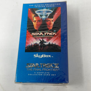 1994 Skybox Star Trek V The Final Frontier Cinema Collection Trading Cards Set