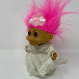 Russ Trolls Wedding Dress Bride Pink Hair