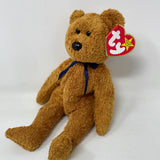 Ty Beanie Baby Fuzz the Bear 1998 1999 Brown Stuffed Animal Plush Toy