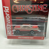 Auto World Silver Screen Machines 1958 Plymouth Fury Christine Electric Slot Racer