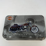 Harley Davidson 2 Decks of Playing Cards Motorcycle Tin 1998