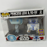Funko Pop! Star Wars Princess Leia and R2-D2 2 Pack 2017 Summer Convention Exclusive