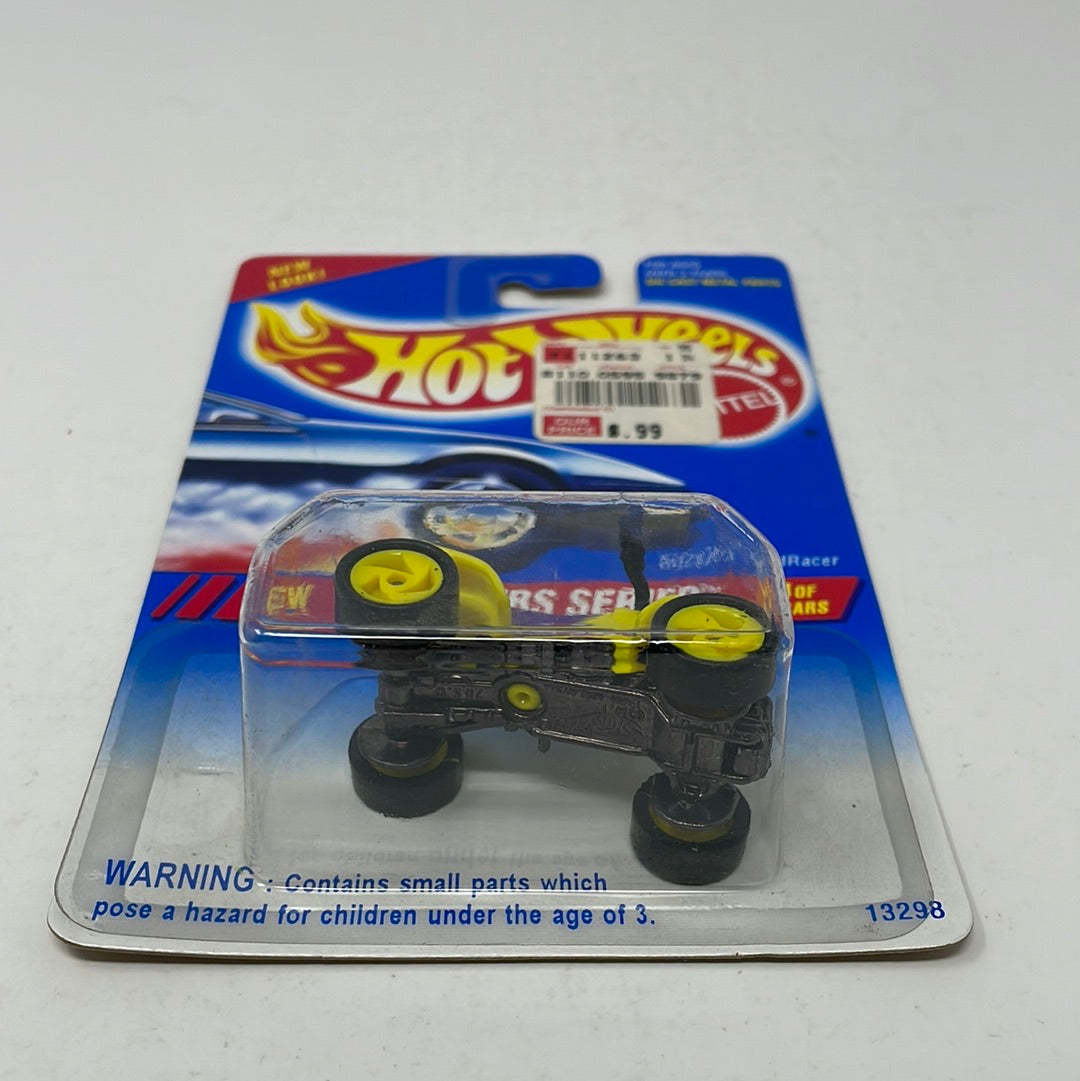 Hot Hubs Series #4 Suzuki Quadracer Yellow Gear Wheels China #311 1:64 Scale