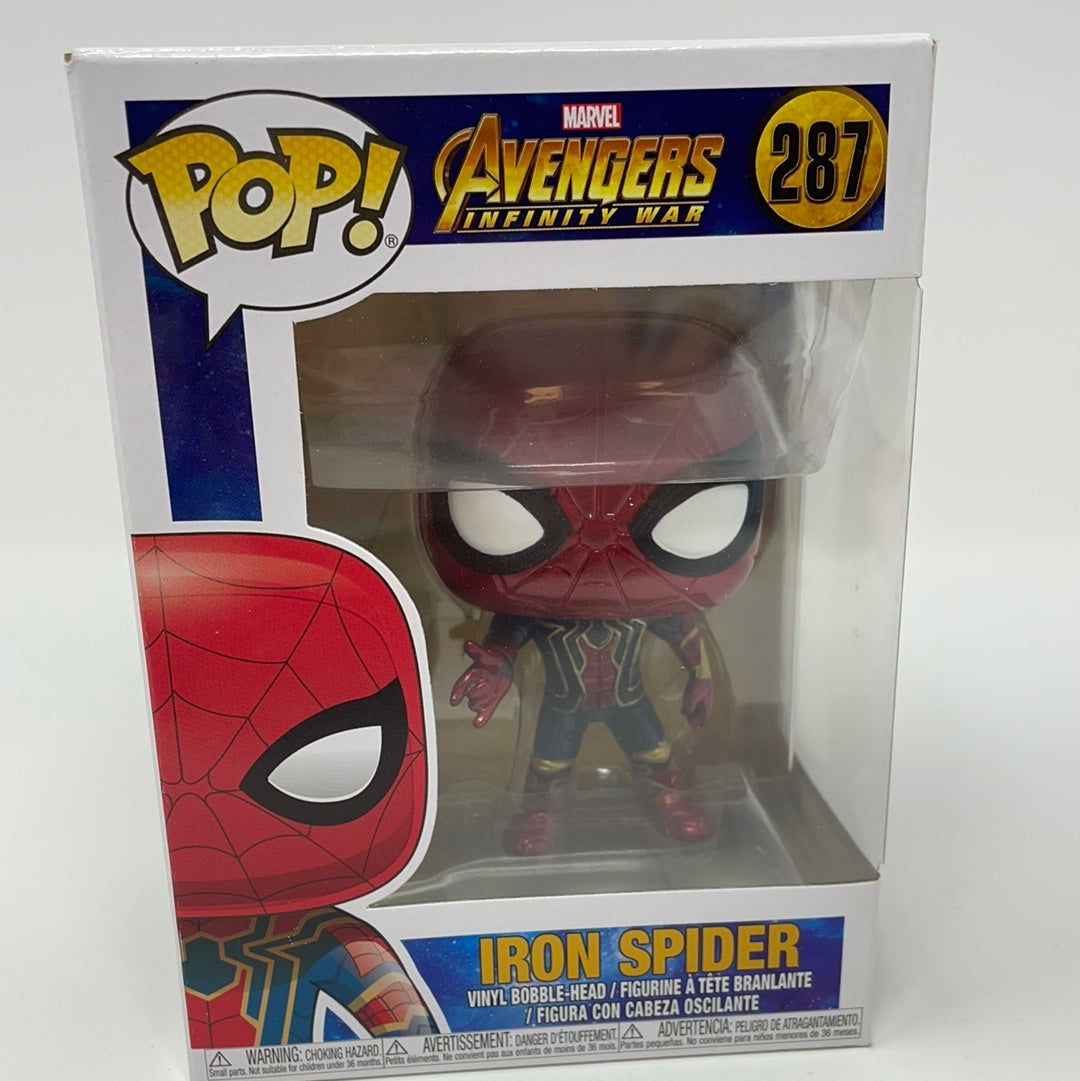 Funko Pop Marvel Avengers Infinity War Iron Spider 287 – shophobbymall