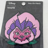 Loungefly Disney Alice in Wonderland Iron On Patch Pansy Flower Face New