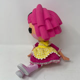 SWEET 2009 Lalaloopsy Crumbs Sugar Cookie Pink curls Full Size 12" Doll #1264