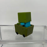Mojang Minecraft Zombie In Minecart Action Figure Rolling Action Toy Mattel