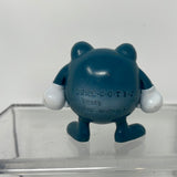 POKEMON 1999 Vintage C.G.T.S.J Tomy Mini Action Figure Rare Blue Poliwhirl Japan