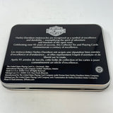 New Harley Davidson Motorcycles 2 Playing Cards Decks with Collector Tin