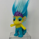 ZELF Troll Sheldon Neptune Sea Monster Siren 7" Green Blue Figure Doll Toy