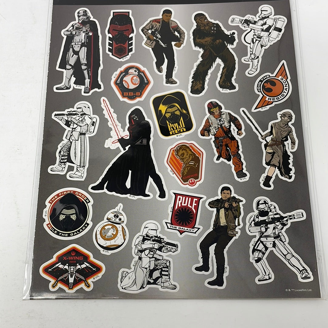 Star Wars The Force Awakens Stickers 2 Sheets – shophobbymall