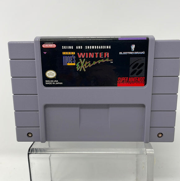 SNES Skiing and Snowboarding Tommy Moe's Winter Extreme