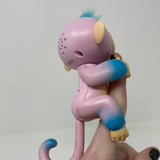 Fingerlings 2Tone Monkey - Candi (Pink with Blue Accents) - Interactive Baby Pet