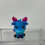 HATCHIMALS COLLEGGTIBLES FIGURE Blue and Pink Moose with Pink Wings