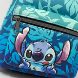 Loungefly Disney Lilo & Stitch Mini Backpack Bag Tropical Leaves Lick Tongue