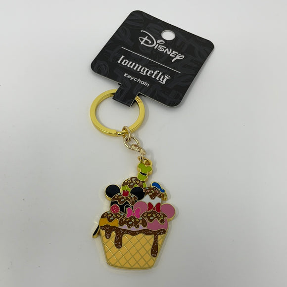 Disney Loungefly Keychain Disney Sensational 6 Ice Cream 2.5”