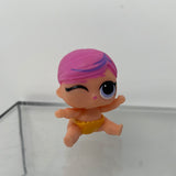 LOL Surprise Doll Babies Pink And Purple Short Hair With Yellow Outfit Baby