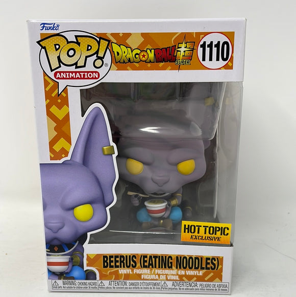 Funko Pop! Animation Dragon Ball Super Beerus (Eating Noodles) Hot Topic Exclusive 1110