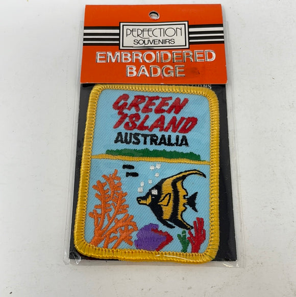 Vtg GREEN ISLAND (National Park / Great Barrier Reef) Australia Patch
