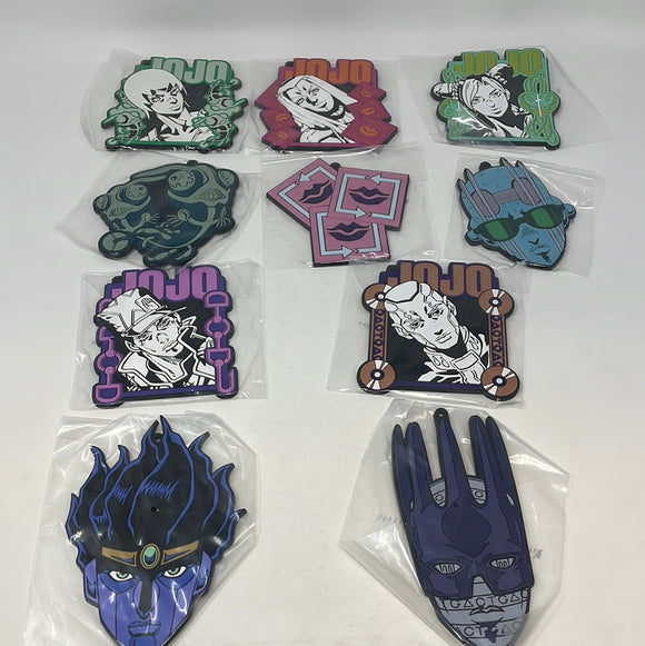 JoJo's Bizarre Advent Ichiban Kuji Stone Ocean Prize Rubber Coaster Set 10 PCS