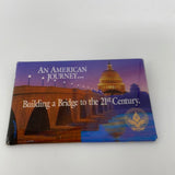 An American Journey Building a Bridge to the 21st Century Clinton Button Pinback