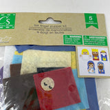 Crafters Square Felt Finger Puppet Nativity Craft Kit Holiday Christmas Activity
