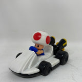 Super MARIO KART Toad NINTENDO 2014 McDonald's MUSHROOM CAR RACER Happy Meal Toy