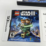 DS Lego Star Wars 3 Clone Wars CIB