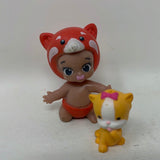 Twozies Figures Red Panda Baby and Orange Kitten Pet