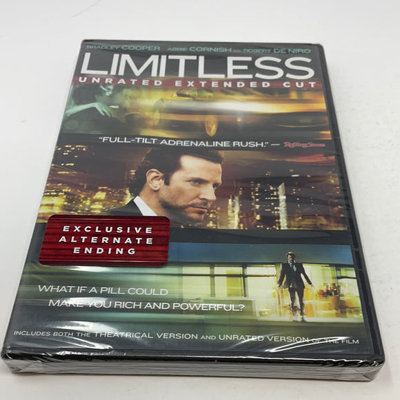 DVD Limitless Unrated Extended Cut Exclusive Alternate Ending