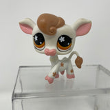 LPS Littlest Pet Shop Cow With Orange/Brown Eyes