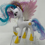 My Little Pony G4 Princess Celestia Glitter Transparent Wings Glitter Brushable Hair