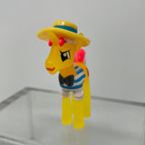 My Little Pony Hasbro G4 Blind Bag Mini Figure Flam (Mustache) Clear Neon