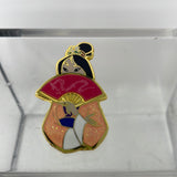 LOUNGEFLY DISNEY Mulan Mystery Blind Box Chase Pin Limited With Lenticular Fan