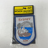 NIP Sydney NSW Australia Opera House Harbour Bridge Souvenir Woven Patch Badge