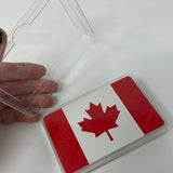 Canada Canadian Flag Souvenir Playing Cards With Plastic Case Leaf