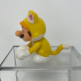 World of Nintendo Cat Mario 2.5" Figure Super Mario Bros 2016 Yellow Jakks