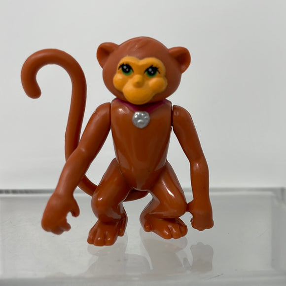 Vintage 1992 Kenner Littlest Pet Shop Magic Monkeys Pink Collar Chimp