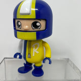 Ryan’s World Action Figure Race Car Driver Ryan Yellow, Blue and White Outfit