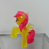 My Little Pony Clear Glitter Sunny Rays Mini Pony Figure G4 Hasbro MLP