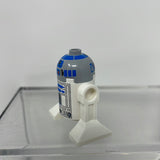 Lego Minifigure R2-D2 Star Wars Grey and Blue Head