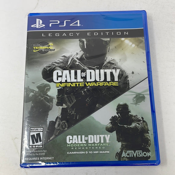 PS4 Call Of Duty Infinite Warfare/ Call Of Duty Modern Warfare Remastered Legacy Edition (Sealed)