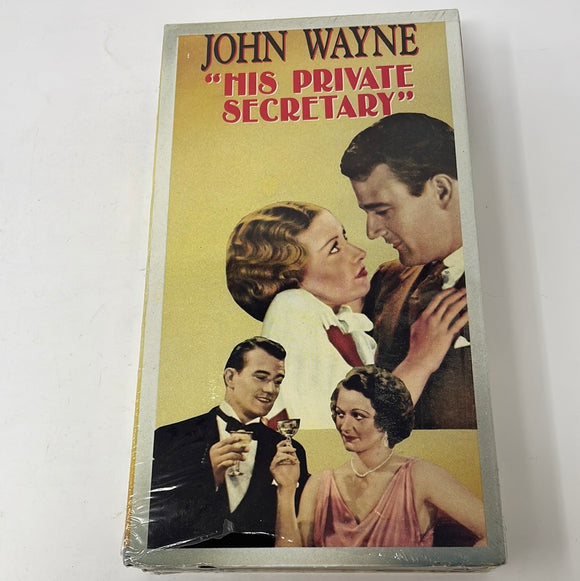 VHS John Wayne “His Private Secretary”