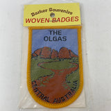 NIP The Olgas Central Australia Rock Formation Souvenir Woven Patch Badge