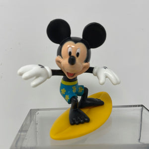 Mickey Mouse on Surf Board 3" Plastic Figure or Cake Topper Disney Decopac Inc