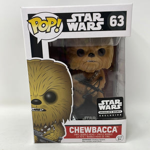 Funko Pop! Star Wars Smugglers Bounty Exclusive Flocked Chewbacca 63