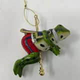 Christmas Ornament Merry Go Round Frog
