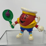 Kool-Aid Man Playing Tennis Loose 2.25" PVC Figure Kraft General Foods