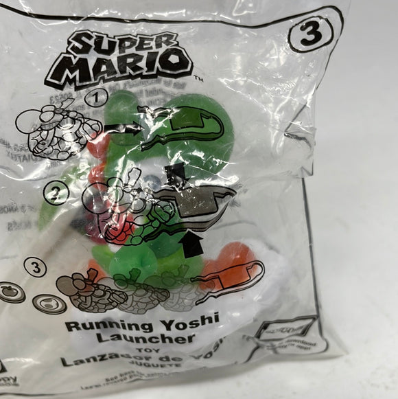 Nintendo Super Mario Running Yoshi Launcher McDonalds Happy Meal Toy - New